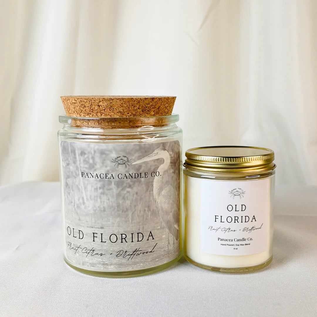 Old Florida Scented 2 Wick Candle (13oz)